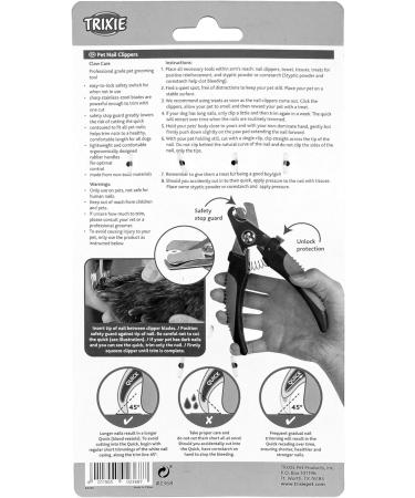 Trixie 2368 Claw Scissors 16 cm Premium Pet Grooming Tool for Easy Claw Care | International Shipping Available - Buy Online on GoSupps.com