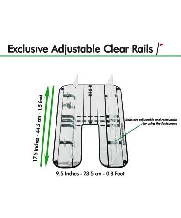 Premium Golf Alignment Mirror - Improve Short Game with Putting Practice Aids - Buy Online on GoSupps.com
