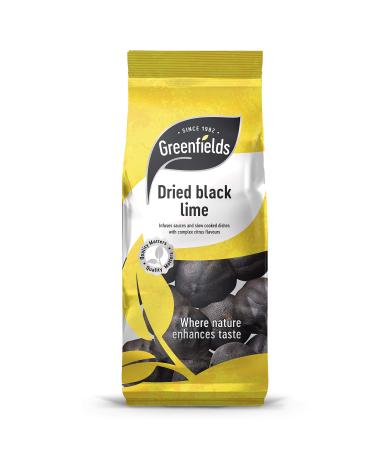 Greenfields Lime noire séchée 55 g de citron vert entier de qualité supérieure, 100 % naturel