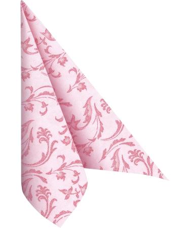 Papstar Royal Collection Fuchsia Napkins - 50 Count 1/4 Fold 40x40 cm | Damascato Design | International Shipping - Buy Online on GoSupps.com