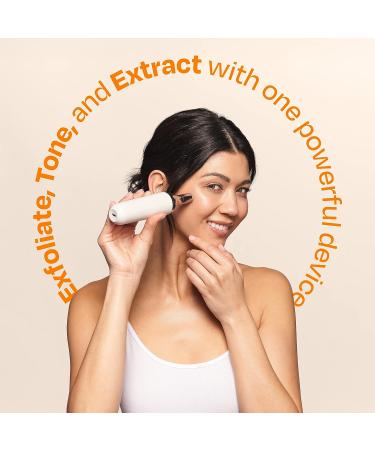 Auria Vita Trio: 3-in-1 Home Microdermabrasion Machine with Face Exfoliator, Pore Extractor, Kinetic Toner & 3 Facial Serums - Buy Online on GoSupps.com