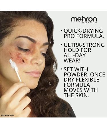 Mehron Makeup Liquid Latex Clear | SFX & Prosthetic Adhesive | 130 ml - Premium Skin Adhesive for Special Effects Makeup - Buy Online on GoSupps.com