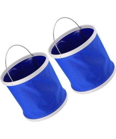 2 Pack Collapsible Plastic Bucket Cleaning Bucket for Cleaning Camping Fishing Kitchen 9 Litre Household Bucket - Buy Online on GoSupps.com