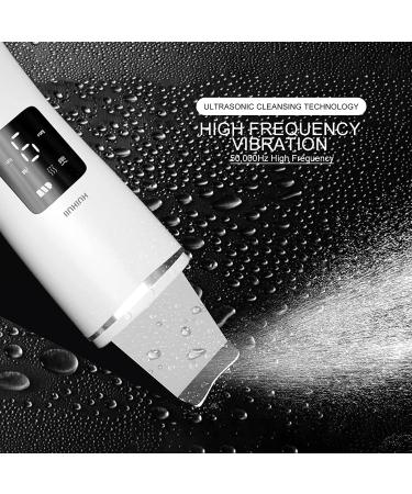 4 Mode Ultrasonic Face Scrubber Skin Spatula - Huihuii Blackhead Remover & Pore Extractor for Deep Cleansing | Facial Skin Care Tool - Buy Online on GoSupps.com