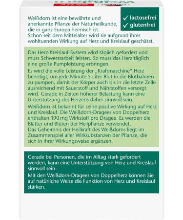 Double Heart Hawthorn Capsules for Cardiovascular Support - 180 Tablets (2 Pack) - International Shipping Available - Buy Online on GoSupps.com