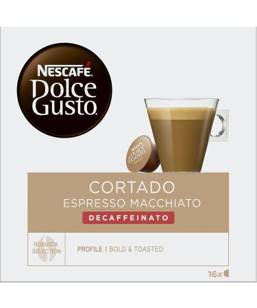 Koffiecapsules Nescaf Dolce Gusto 94314 Espresso Macchiato Decaffeinated 16 uds - Buy Online on GoSupps.com