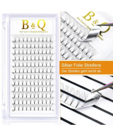 Buy 6D-D Ready Compartment Extension Eyelashes - Soft 4D/6D Volume 0.07/0.10mm Thick Short Stem - International Shipping Available - Buy Online on GoSupps.com