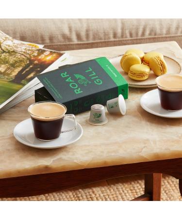 Roar Gill Dosettes de caf compostables | Lot de 10 dosettes Bold Blend compatibles avec Nespresso Original - Buy Online on GoSupps.com