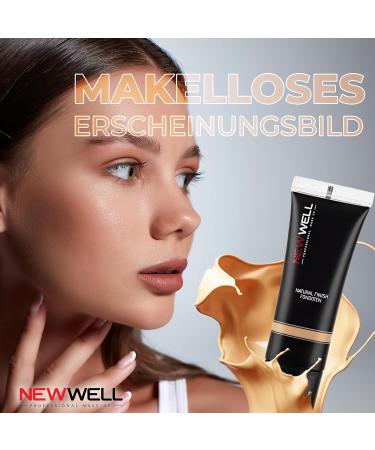 Newwell Matt Foundation - Long-Lasting High Opacity Light Texture SPF30 Water-Repellent Flawless Finish (30ml) - International Shipping Available - Buy Online on GoSupps.com