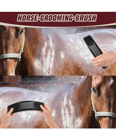 Tuofang 6-in-1 Horse Brush - Multifunctional Grooming & Massage Comb for Horses (Blue) | Best Horse Cleaning Brushes - Buy Online on GoSupps.com