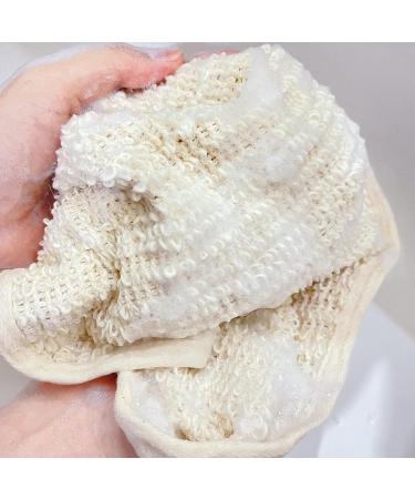 Extra Long Double-Sided Exfoliating Loofah Body Scrubber for Men & Women - Deep Clean Shower Towel - Buy Online on GoSupps.com