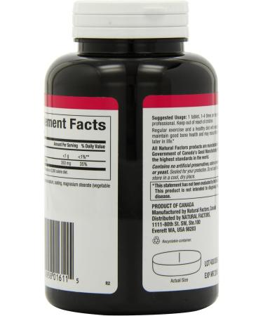 Natural Factors - Calcium Factor+ Citrate 350mg 90 Tablets - Buy Online on GoSupps.com