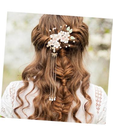FRCOLOR 2 Pairs antique hairpin headdress flower hair clips hair clips for styling sectioning hair charms wedding hair pearl hair accessories Chinese hair clip alloy Hanfu bride vintage - Buy Online on GoSupps.com