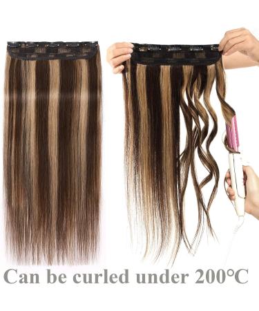 18 inches SEGO One Piece Clip in Remy Real Hair Extensions Human Hair THICK #27 Dark Blonde Hairpieces for Women 3/4 Full Head Straight (90g) - Buy Online on GoSupps.com