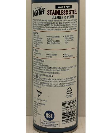 Easy Off Professional Easy-off Stainless Steel Cleaner and Polish 17 Ounce 2 Pack 17 Ounce (Pack of 2) - Buy Online on GoSupps.com