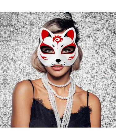 Buy Holidyoyo Unmalte Cat Masks - 30 Blank Half Masks for DIY Halloween & Parties | Customizable Paintable Masquerade Masks - Buy Online on GoSupps.com