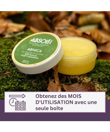 Pommade Arnica Pommade Naturelle pour Muscles les Bleus et Gonflements 40 ml - Buy Online on GoSupps.com