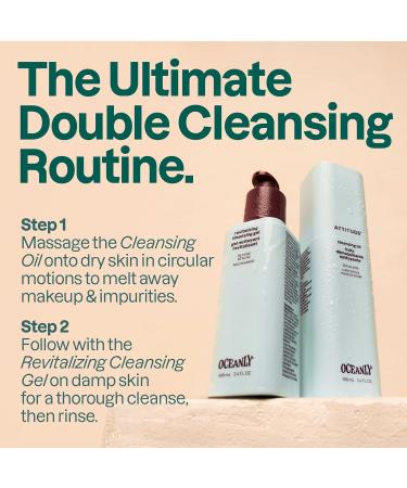 ATTITUDE Revitalizing Cleansing Gel Gentle Face Wash with Betaine & Niacinamide for Radiant Healthy-Looking Skin EWG Verified Vegan Unscented 3.4 Fl Oz - Buy Online on GoSupps.com