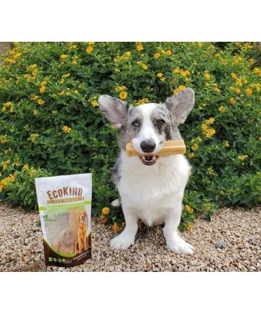 EcoKind Pet Treats Premium Gold Yak Chews 1 lb. Bag - All Natural Himalayan Yak Cheese Dog Chews for Small to Large Dogs - Keeps Dogs Busy Indoors & Outdoors - Buy Online on GoSupps.com
