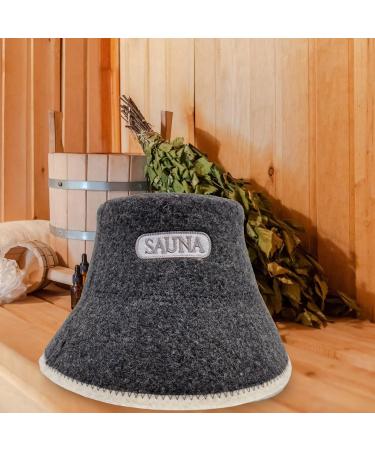 Prinzeps Sauna Hat for Men - 100% Felt Sauna Caps | Perfect Sauna Gifts & Headgear - Buy Online on GoSupps.com