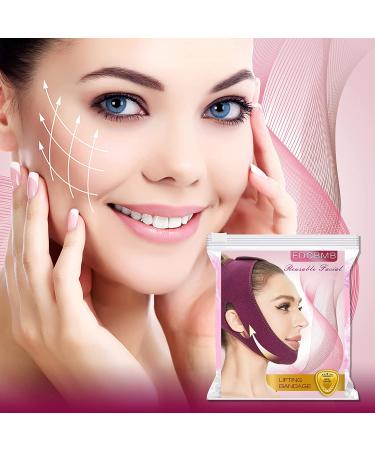 Double Chin Reducer V Line Lifting Mask for Men and Women - Reusable Face Slimming Strap and V Shaped Belt Tape - Buy Online on GoSupps.com