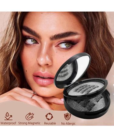 Magnetic Eyelashes Magnetic Eyelashes Natural Look Reusable Magnetic Eyelashes Kit Magnetic Eyelashes without Eyeliner Magnetic Eyelashes with Applicator Magnetic Eyelashes No Glue or Liner Needed - Buy Online on GoSupps.com