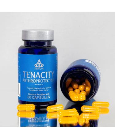 Thrivous Tenacity Arthroprotector Joint & Bone Support Supplement with ApresFlex Boswellia Same Turmeric Vitamin D3 & K2 60 Vegan Capsules - Buy Online on GoSupps.com