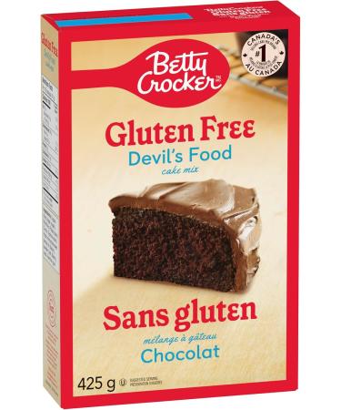 BETTY CROCKER CAKE MIX - Gluten Free Devil's Food Chocolate Flavour 425 Grams Package of Cake Mix Baking Mix - Buy Online on GoSupps.com