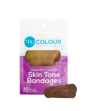 Tru-Colour Skin Tone Dark Brown-Black Single Pack (30-Count Purple Bag)