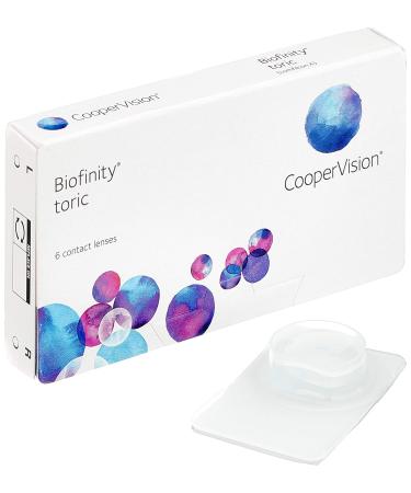 Biofinity Toric from Coopervision Toric monthly lenses soft 6 pieces / BC 8.7 mm / dia 14.5 mm / Cyl -1.25 / axis 50 / -4 dioptries