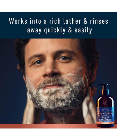 King C. Gillette Men's Beard Care Gift Kit - Beard and Face Wash, Beard Oil, Shave Gel - Buy Online on GoSupps.com