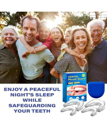 Buy Premium Mouth Protection for Teeth Grinding - 2 Sizes 4 Formable Anti-Snoring Dental Rails for Bruxism Relief - Buy Online on GoSupps.com