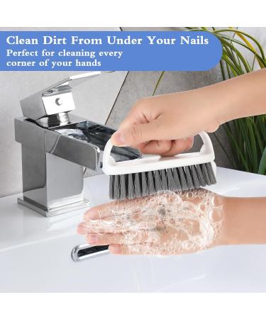 Amabro Hand Nail Brush 2PCS - Durable Stiff Bristles for Deep Cleaning Fingernails, Toes, and Shoes - Buy Online on GoSupps.com