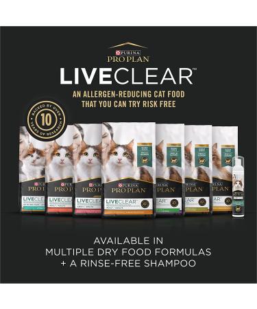 Purina Pro Plan LiveClear Kitten Dry Cat Food with Probiotics - Allergen Reducing 5.5 lb Bag - Buy Online on GoSupps.com