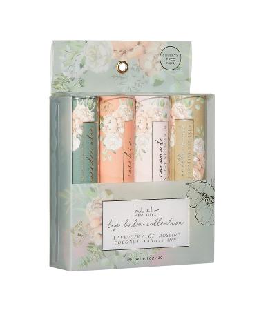 Nicole Miller Lip Balm Collection - Lavender, Rosehip, Coconut, Vanilla Mint | Hydrating Lip Care Set - Buy Online on GoSupps.com