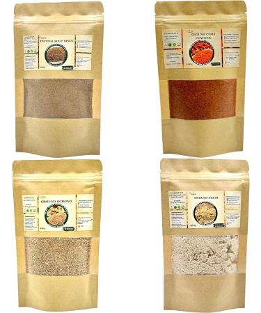 Ground Ogbono Authentic Nigerian Slimy Fresh Ground Ogbono (100g) 100.00 g (Pack of 1) - Buy Online on GoSupps.com