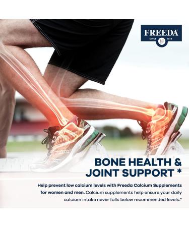 Freeda Calcium Gluconate - Vegan Bone & Joint Support - 100 Capsules - Buy Online on GoSupps.com