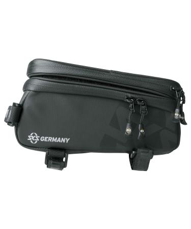 SKS Germany Explorer Bicycle Pocket bicycle accessories (saddlebag made of rubberized water-repellent fabric laminated zippers with ergonomic Easy-Zip volume) Explorer Smart frame pocket 1350 ml - Buy Online on GoSupps.com