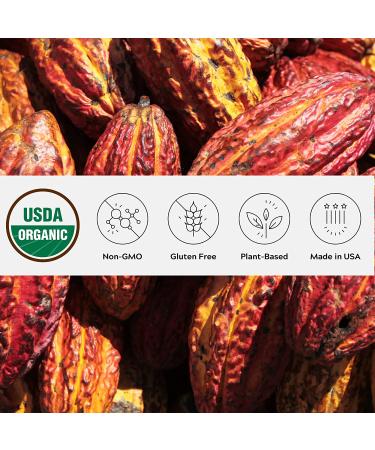 Organic Cacao Powder - Single Estate, Non-GMO, Fair-Trade, Vegan, Gluten-Free Rizek Cacao for Cooking & Baking | 100% Raw, Resealable Jar - One Farm by WAAYB - Buy Online on GoSupps.com