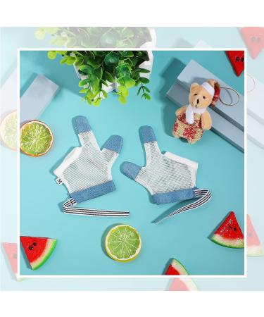 2 Pairs Baby Thumb Sucking Finger Guards | Stop Sucking Kit for 15 Months to 1 Year Old | Soft Mesh Fabric, No Scratch, Breathable Protector - Buy Online on GoSupps.com