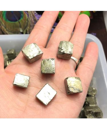 Natural Quartz Crystal 6Pcs Natural Copper Pyrite Specimen Chalcopyrite Crystal Rock Stones Original Specimen Cluster Collection Stone Home Office Decor - Buy Online on GoSupps.com