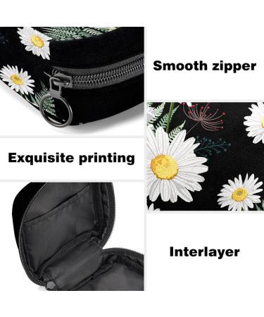 GIAPB Period Bag - Chamomile Plant Floral Color Sanitary Napkin Storage & Makeup Pouch - Buy Online on GoSupps.com