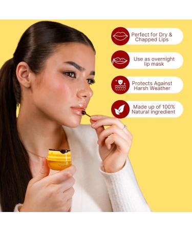 Original My Bee Balm Lip Balm - Propolis Hydrating Balm Honey Pot for Dry Chapped & Cracked Lips with Propolis Honey & Vitamin E - Soften Smooth & Reduce Lip Lines Honey 1 Count (Pack of 1) - Buy Online on GoSupps.com