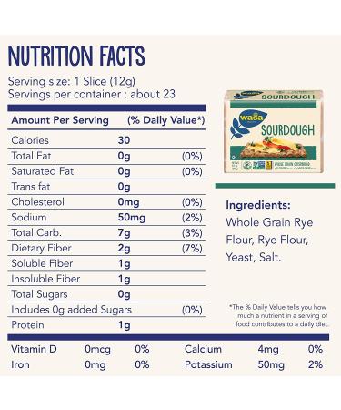 Wasa Swedish Crispbread Variety Pack - 3lb, All-Natural Crackers, Fat-Free, No Cholesterol, Kosher Certified (2 Sourdough, 2 Whole Grain) - Buy Online on GoSupps.com