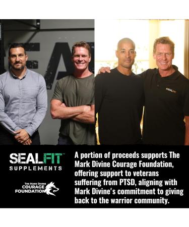 SEALFIT Testosterone Booster for Men | 5-in-1 Energy Strength & Recovery Supplement | 60 Capsules with Boron Tongkat Ali Fadogia Agrestis Stinging Nettle & Saw Palmetto - Buy Online on GoSupps.com