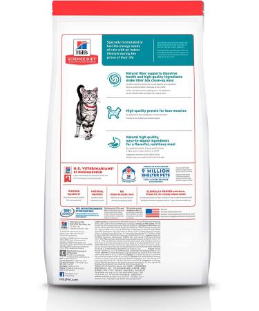 Hill's Science Diet Adult Indoor Chicken Recipe Dry Cat Food, 3.5 lb Bag - 7 lb Pack - Buy Online on GoSupps.com