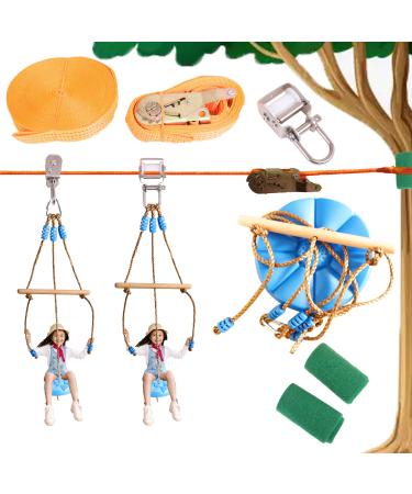 Uorngs Zipline Kits for Backyards Kids and Adults