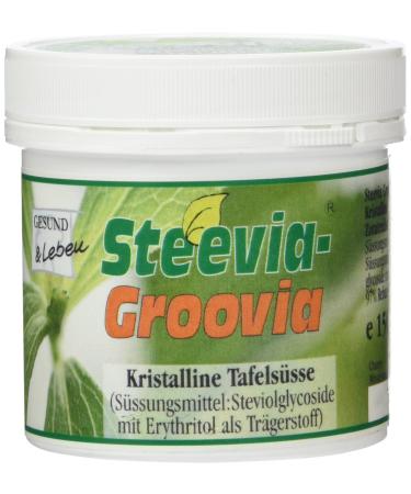 Gesund&Leben Steevia Groovia (white crystalline powder) 150g can 1 pack (1 x 150 g)