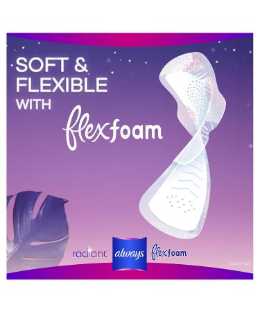 Always Radiant Pads Size 4 Overnight Absorbency | Scented | 10 Count - Buy Online on GoSupps.com