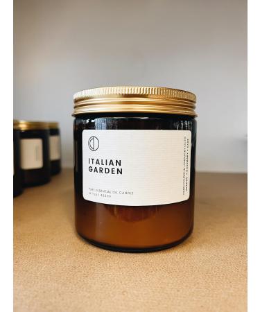 Oct Fragrance Candle - Italian Garden Sage Orange & Rosemary - 400ml Soy Wax with Natural Essential Oils - Eco-Friendly International Shipping - Buy Online on GoSupps.com